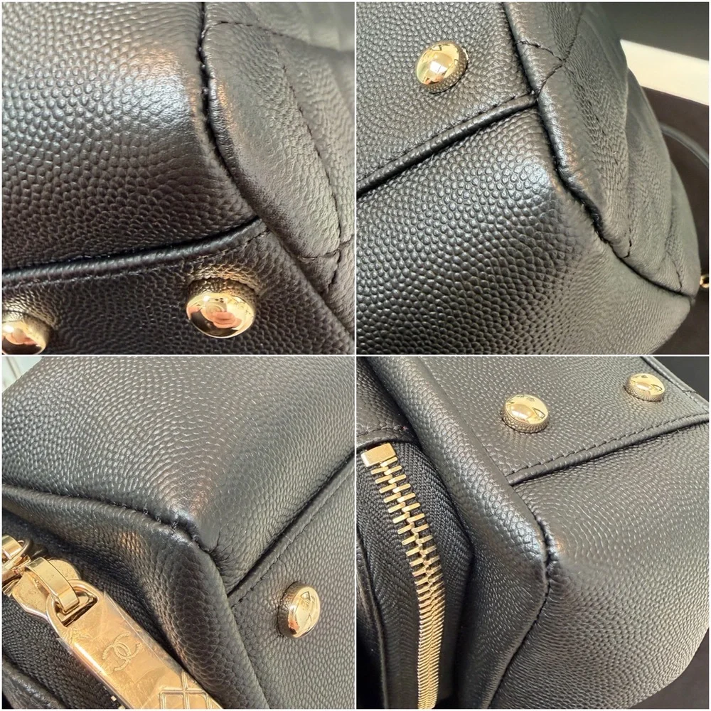 Chanel Black Caviar Leather Business Affinity in Medium